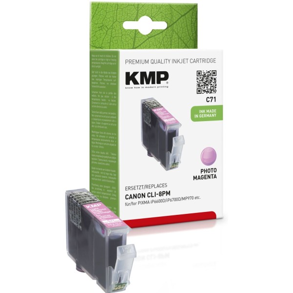 KMP C71 Tintenpatrone photo mag. kompatibel mit Canon CLI-8 PM
