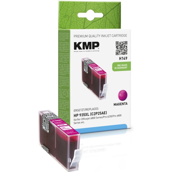 KMP H149 Tintenpatrone magenta kompatibel mit HP C2P25AE 935 XL
