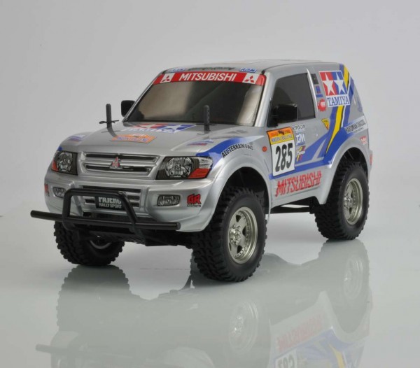 Tamiya 1:10 RC Mitsubishi Pajero Rally Sport Kit CC-01 Bausatz mit Regler, Motor 58602
