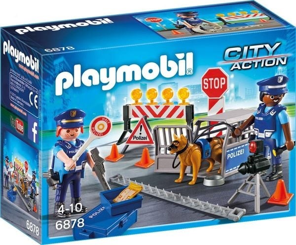 PLAYMOBIL City Action Polizei - Straßensperre 6878