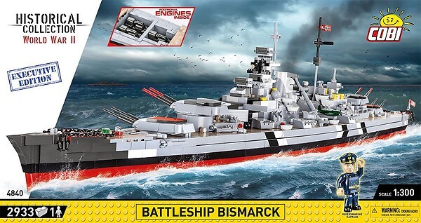 Cobi Battleship Bismarck - Executive Edition #4840 (2933Teile)