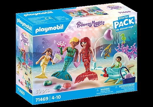 PLAYMOBIL Starter Pack Princess Magic Liebevolle Meerjungfrauenfamilie 71469