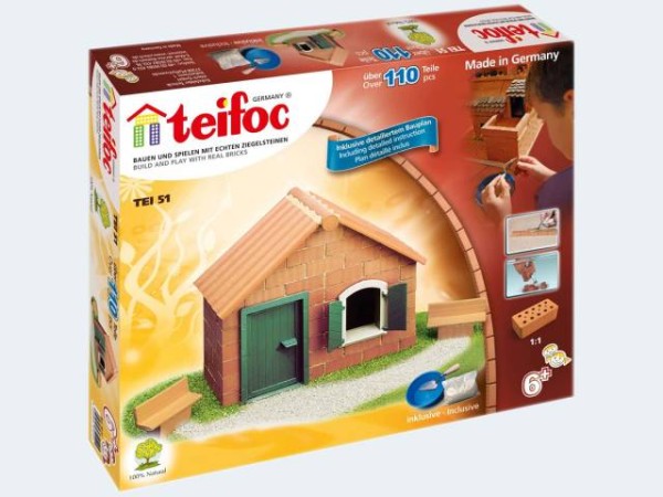 Teifoc Kids Set Haus mit Dachplatte 51