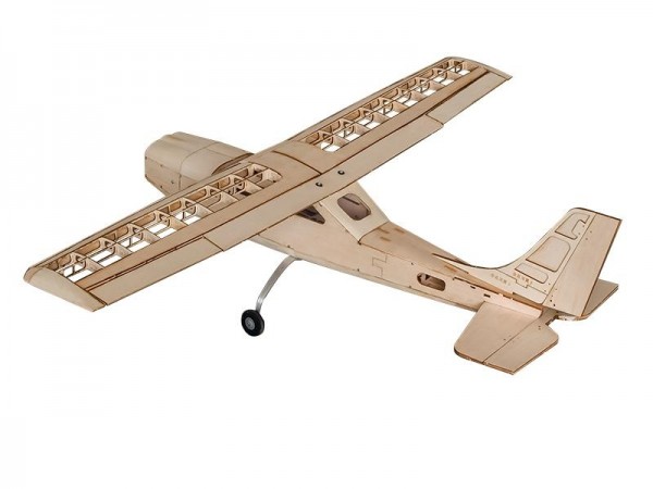 Siva Miles Magister Gummimotormodell Flugzeug Kit aus Balsa