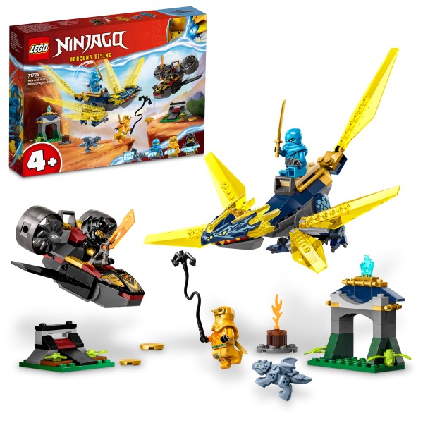 LEGO® Ninjago Duell zwischen Nya und Arins Babydrachen 71798