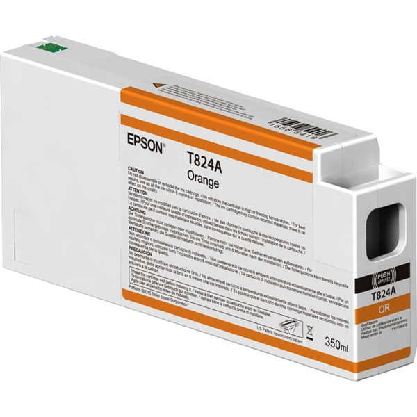 Epson Tintenpatrone UltraChrome HDX orange 350 ml T 824A