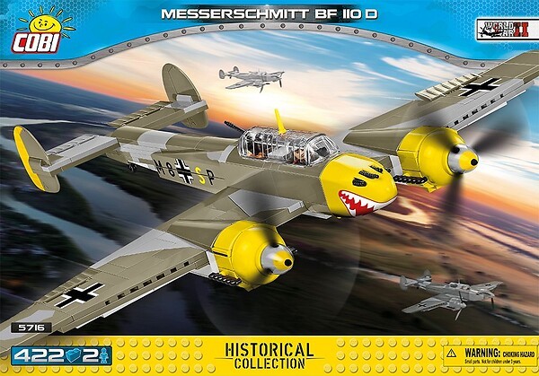 Cobi Messerschmitt Bf 110D Bausatz aus Klemmsteinen #5716